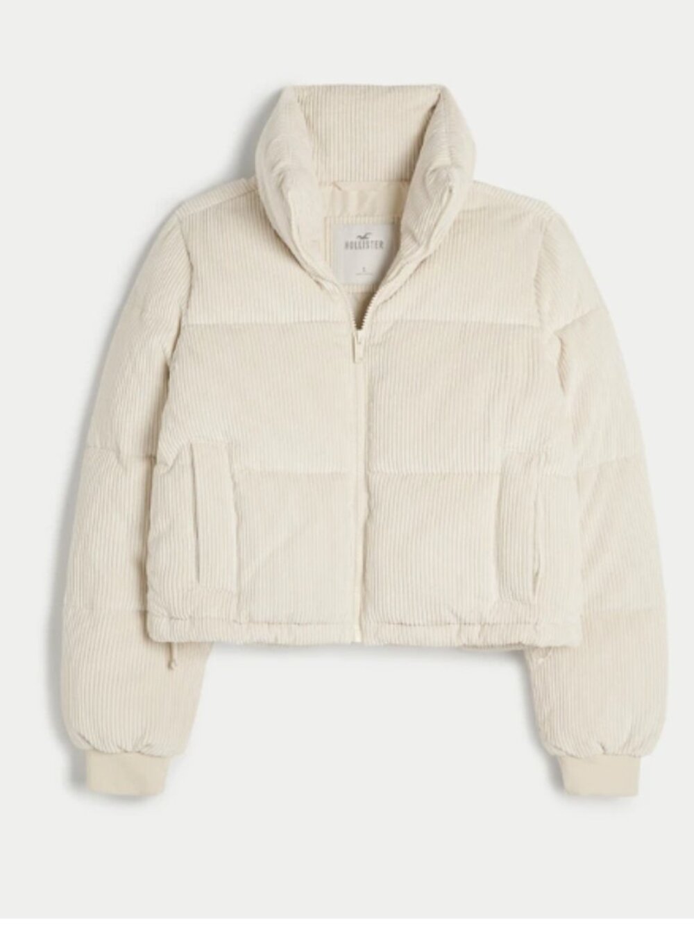 Hollister Ultimate Corduroy Mini Puffer Jacket